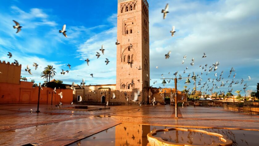 Marrakech Marokko, Koutoubia Moskee