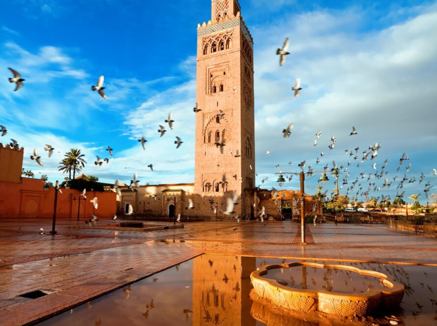 Marrakech Marokko, Koutoubia Moskee