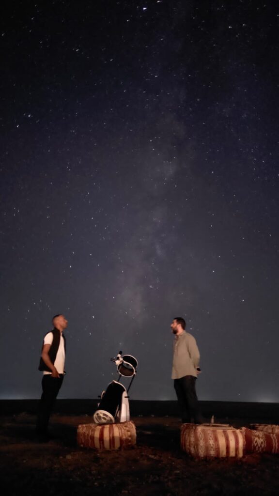 Stargazing in Agafay Desert Marrakech Morocco