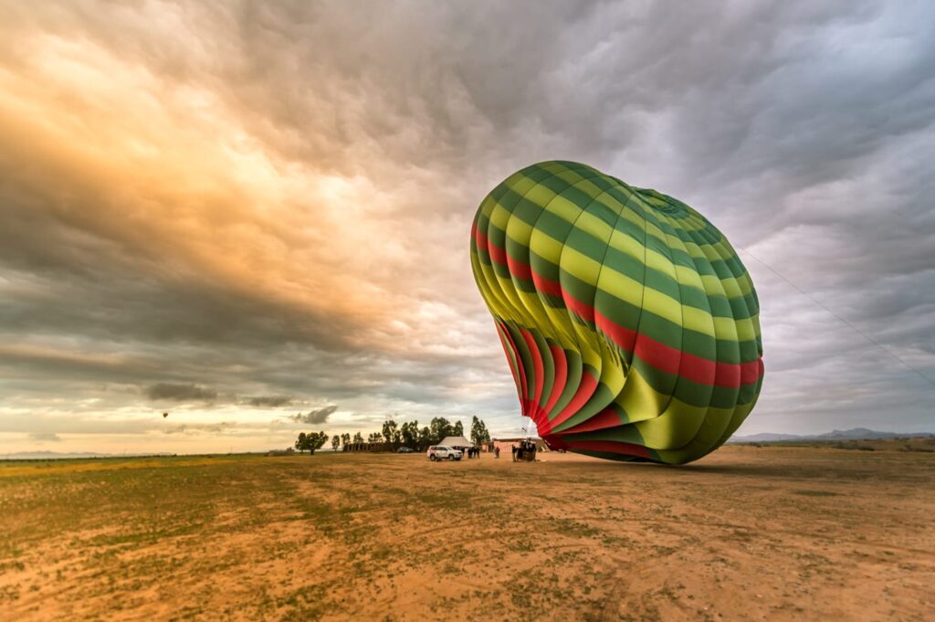 hot air balloon Marrakech