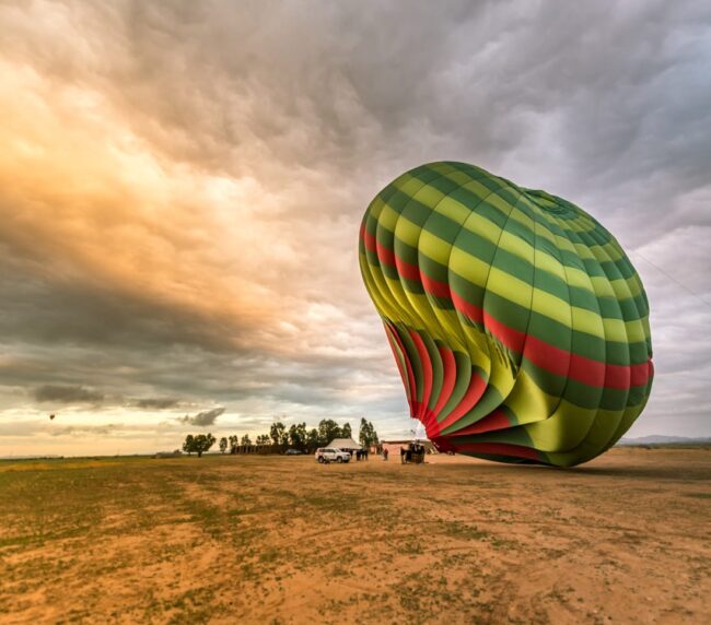 hot air balloon Marrakech